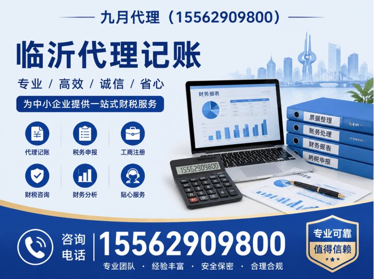 蒙阴县临沂代理记账展示图